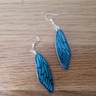 Dragonfly Wing Dangle Earrings