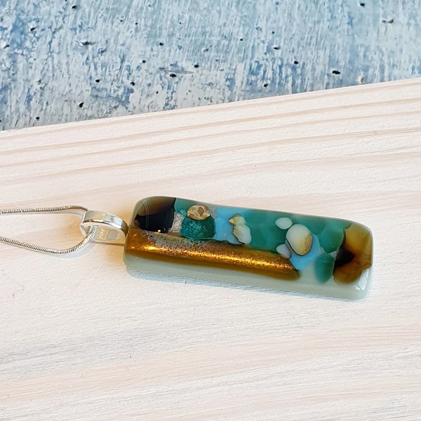 Fused Glass  Necklace
