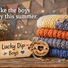 Boys Lucky Dip Dog Snood Handmade Surprise