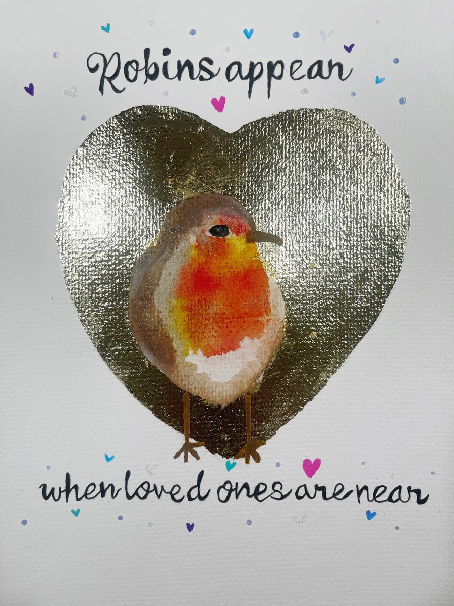 Robin's appear when loved ones are near original art