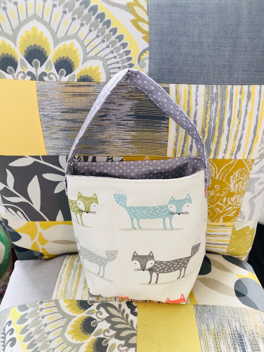 Handmade Easter Basket Fox Bag