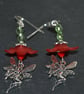 Fairy earrings flower fairy