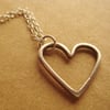 Wire Heart Necklace