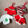 Set of 4 mini Christmas Jumpers 