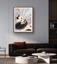 Pandas Art Print, Nursery Animal Decor for Wildlife Fans, Baby Shower Gift - Image 8