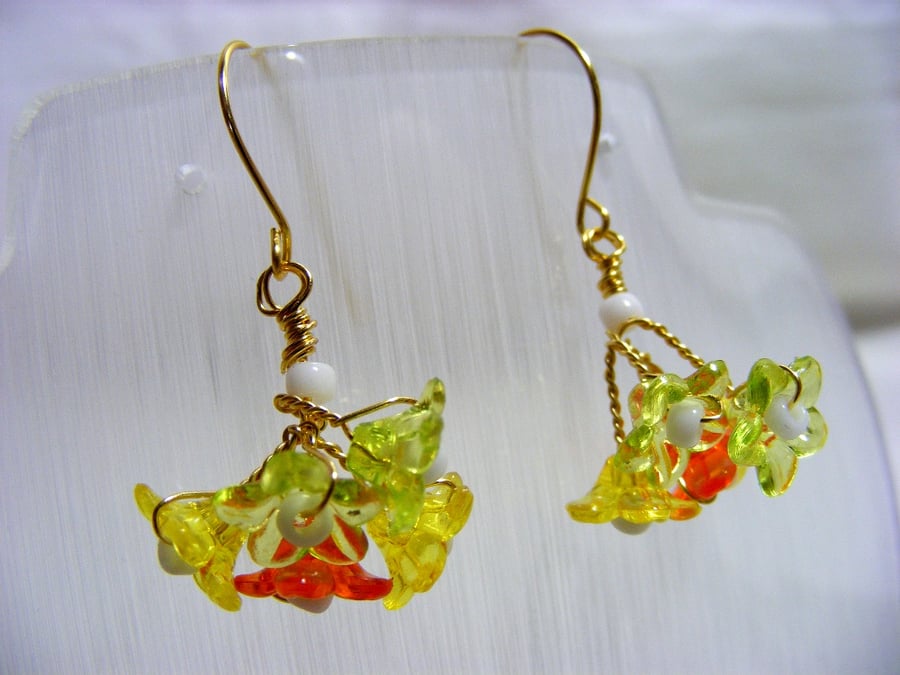 Citrus Flower Earrings