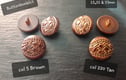 Imitation Leather Buttons