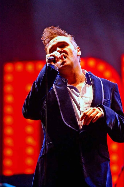 Morrissey Performing Live Reading Rock Festival Photograph Print