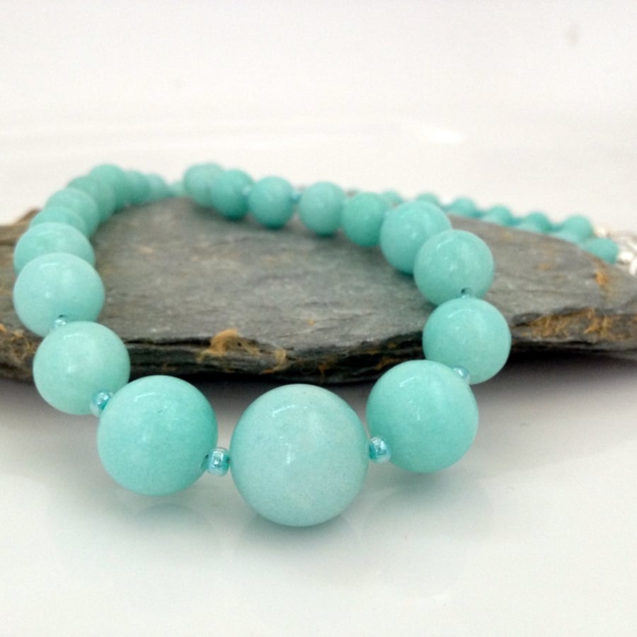 Sea Green Quartz Necklace