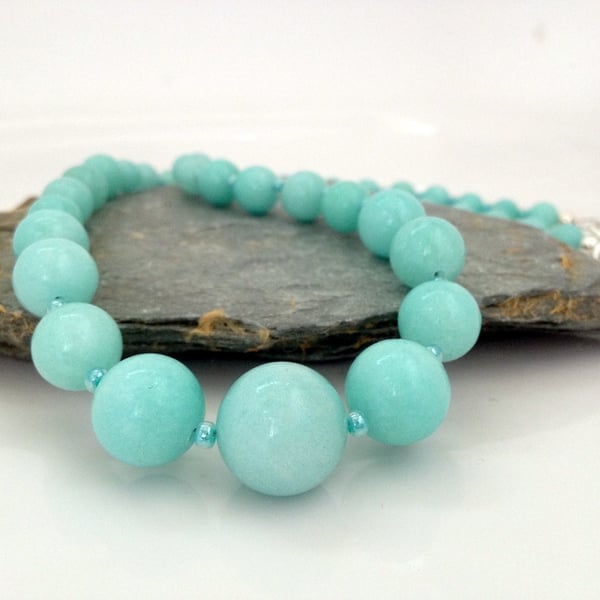 Sea Green Quartz Necklace