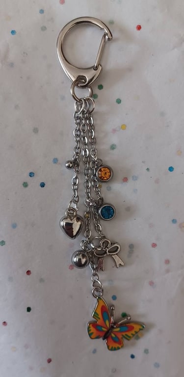 Handmade Butterfly Bag Charm