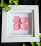 Set of three origami flowers in shadow box frames - Image 3