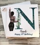 Personalised Woman's Birthday Card For Her Sister Daughter Best Friend - Image 1