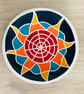 SUN STONEWARE CERAMIC PLATE - Image 1