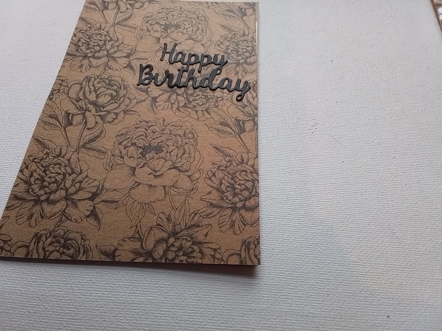 Birthday card and gift tag set. Ref 388