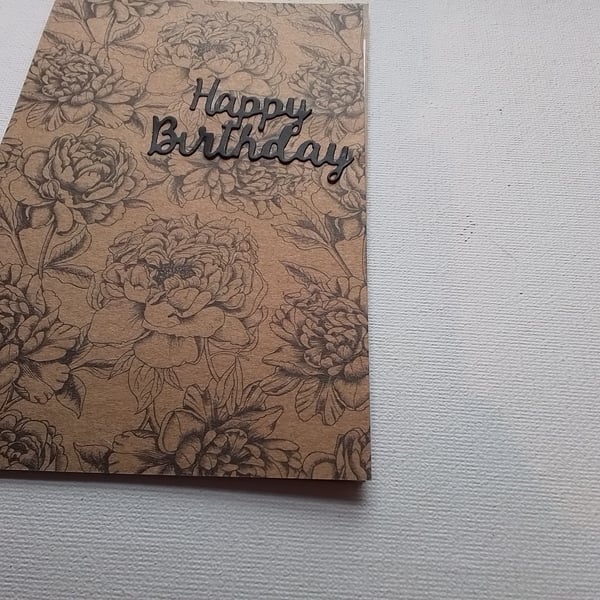 Birthday card and gift tag set. Ref 388