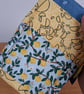 Lemons quilted zipped carton pouch - Image 2