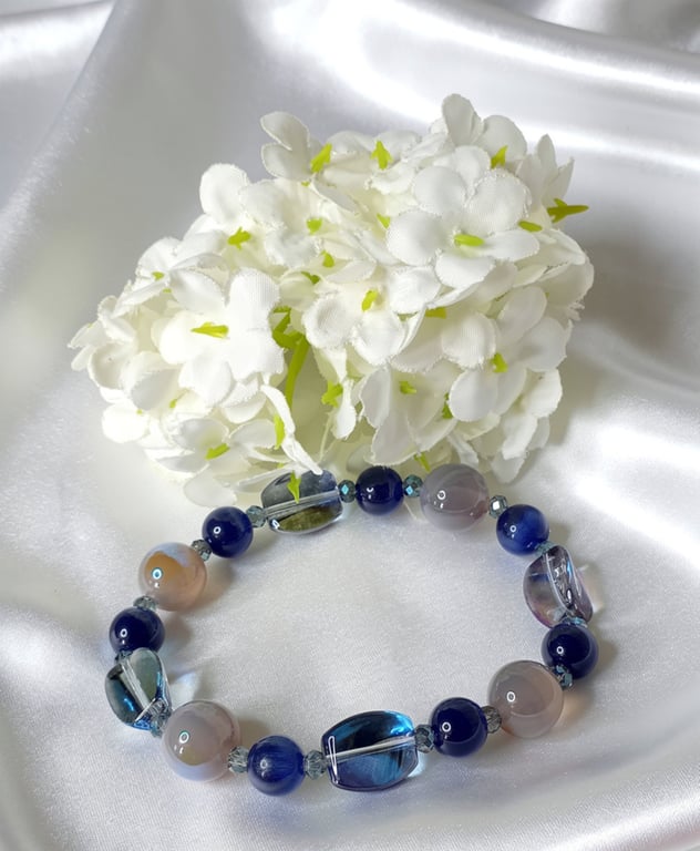 Glass & Crystal Bracelet