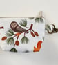 Mini Coin Purse Keychain - Woodland animals - Image 2