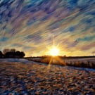 A4 Print Norfolk Morning Winter 2026