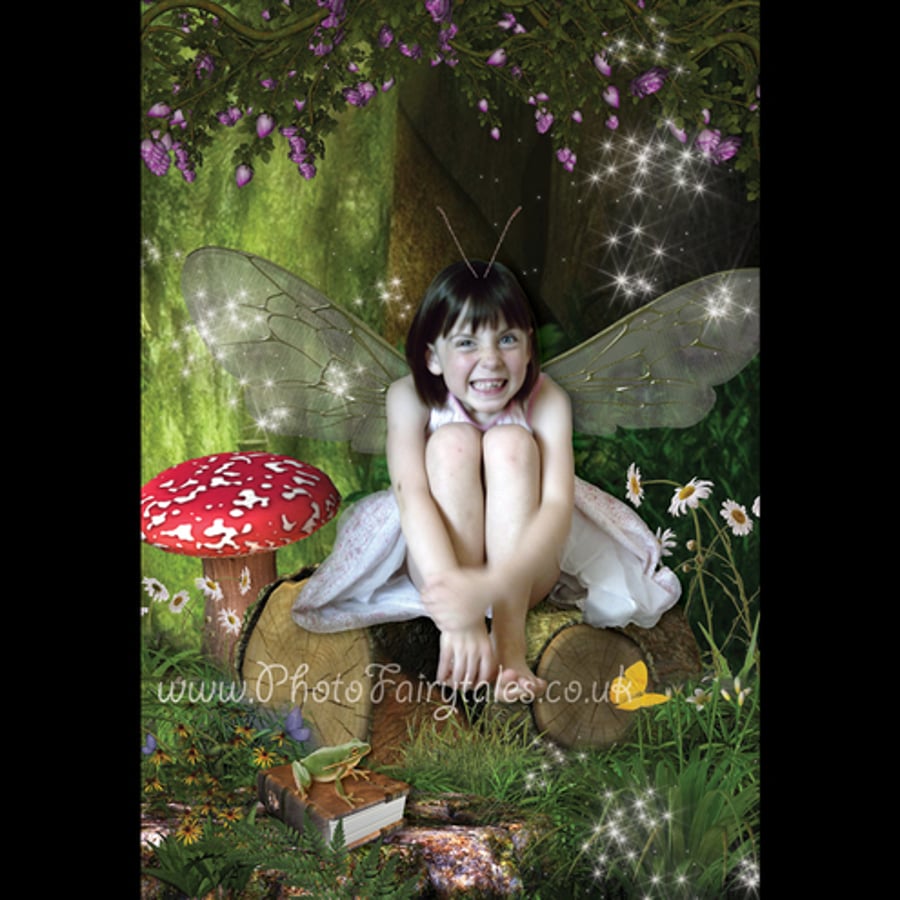The Naughty Fairy: portrait created from your own photo