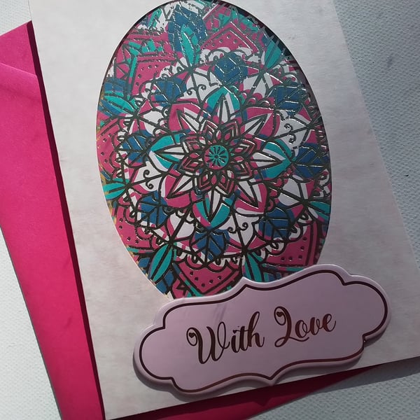 Card for any occasion. With love card. Ref 279