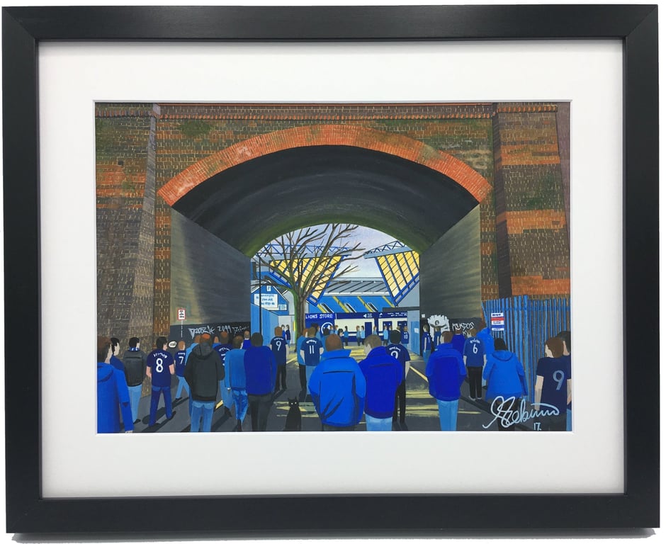 Millwall. Framed & Unframed Fine Art Print Football FC, The Den Stadium Gift