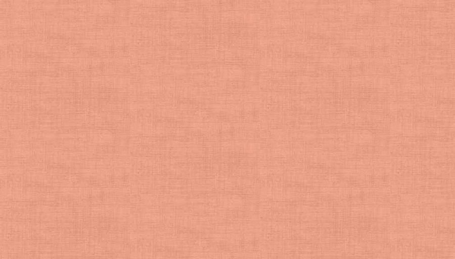 Fat Quarter Linen Texture Fabric from Makower in Coral Pink.