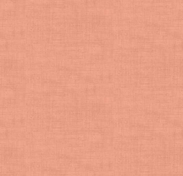 Fat Quarter Linen Texture Fabric from Makower in Coral Pink.