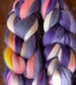 100g Blended, Combed Wool Tops for Spinning or Felting - Midnight Sun - Image 2