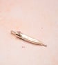 Biwa Pearl and Pink Tourmaline Sterling Silver Pendant - Image 3