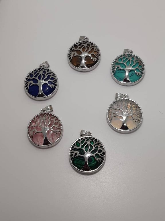 Tree of life. Healing pendant. Chakra pendant.