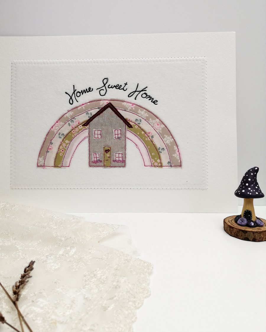 Home Sweet Home Rainbow Collage