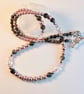 Pearl, Larvikite, Swarovski Crystal And Hematite Necklace - Handmade In Devon - Image 10