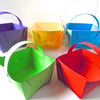 10 Bright Easter Basket Favour Boxes with handle