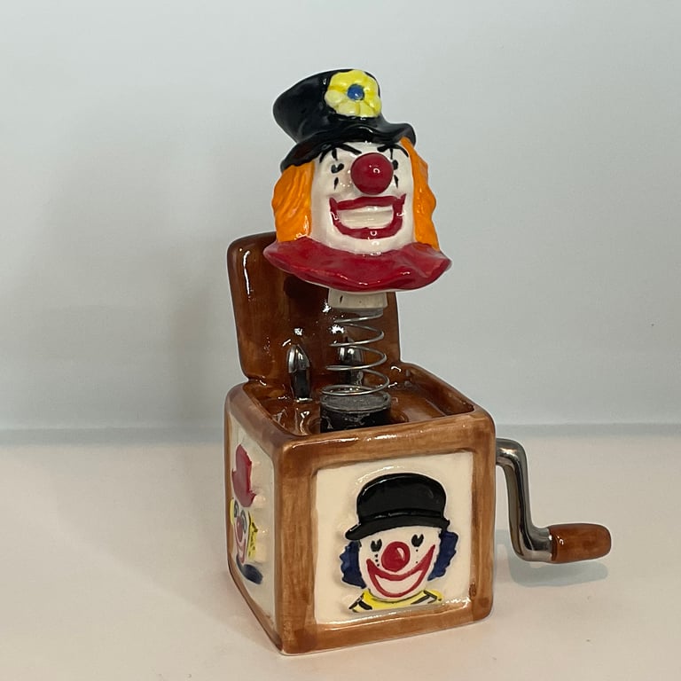 Jack in the Box salt and pepper shaker.