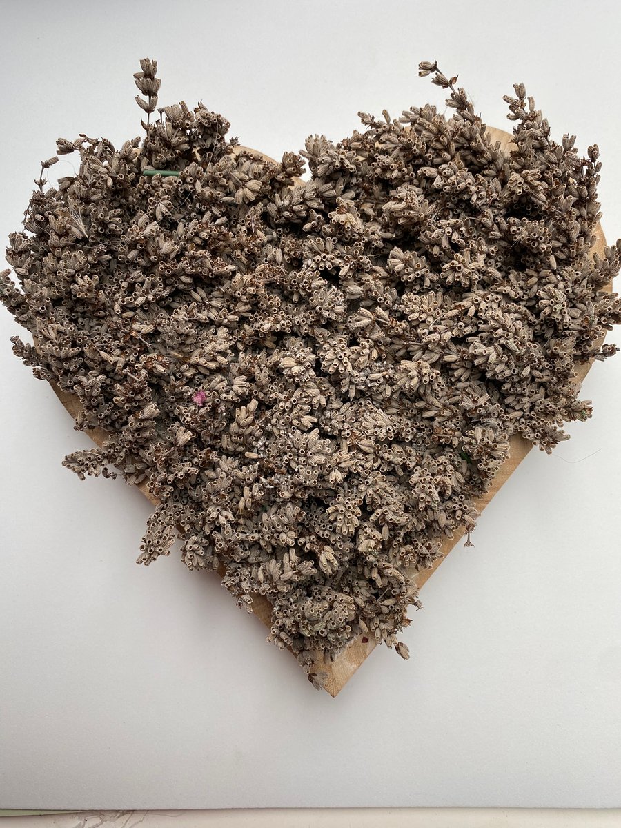 Dried Flower Heart Arrangement