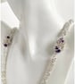 Sterling Silver Amethyst  24 Inch Chainmaille Chain & Extender - Last One - Image 5