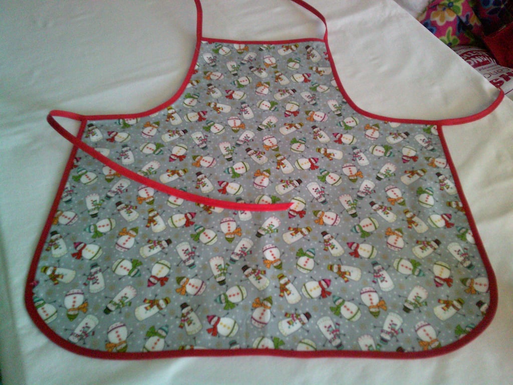 Snowmen Baby Christmas Apron