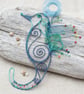 Wire Seahorse Suncatcher Wall Hanger