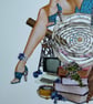 "PALLAS ATHENA" - ONE OFF, HANDMADE COLLAGE - Image 3
