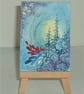 art painting original watercolour ( ref F 357) - Image 1