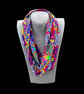 Abstract colourful Cotton Infinity Scarf  - Image 1