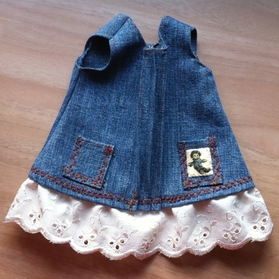 Reduced - Denim Pinafore dress