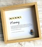 Mum Mummy Scrabble Minifigures Frame Personalised 