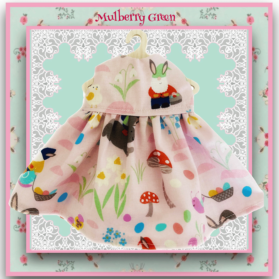 Reduced - Gnomes and Toadstools Dress