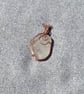 Wire wrapped Copper Scottish Sea Glass Pendant