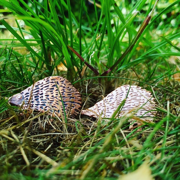 Hedgehog brooch