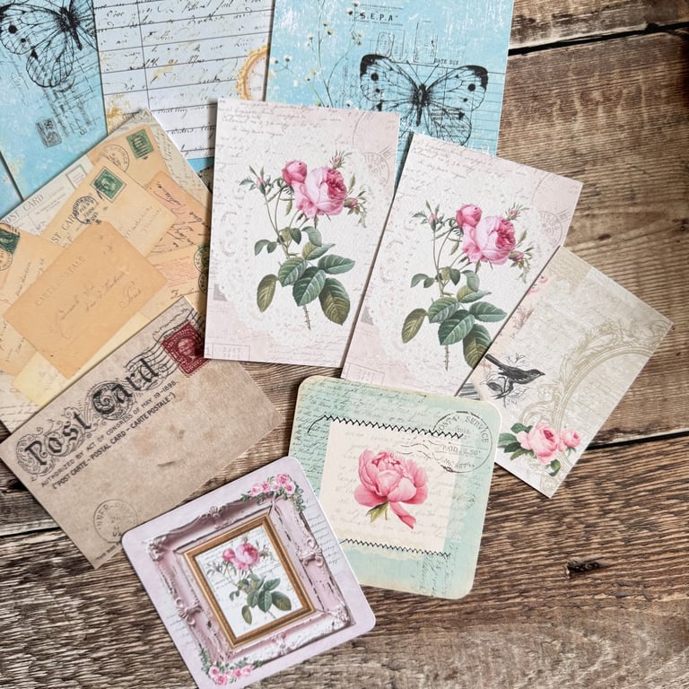Journal cards ephemera 