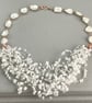 Moonstone & Cultured Pearl Bridal Crochet Necklace - Image 3